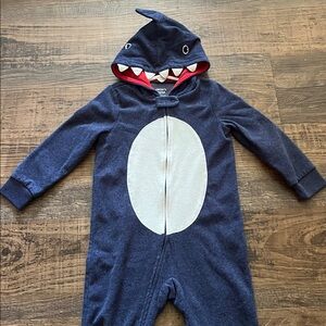 Navy Blue Shark fleece pajama